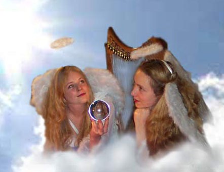 Crystal Music Box Angels